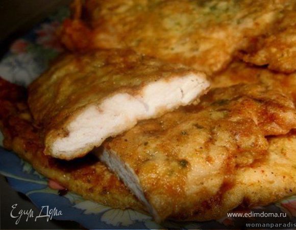 Куриное филе с сыром. Куриное филе с сыром.