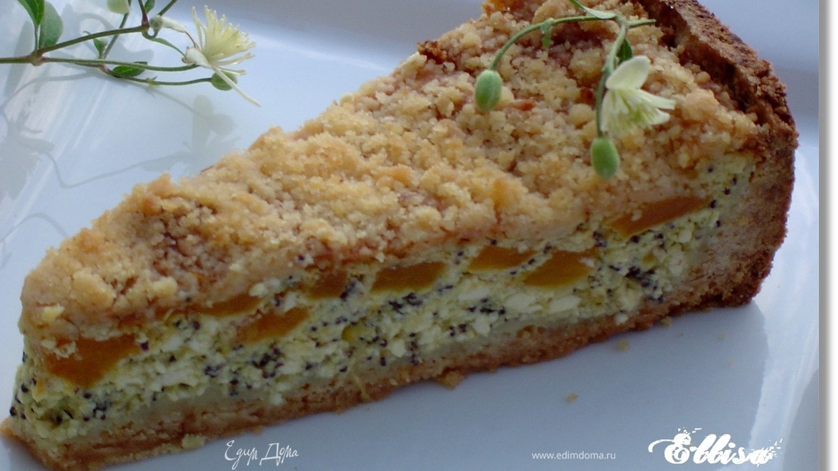 Пирог «Творожно-абрикосовая сочность»