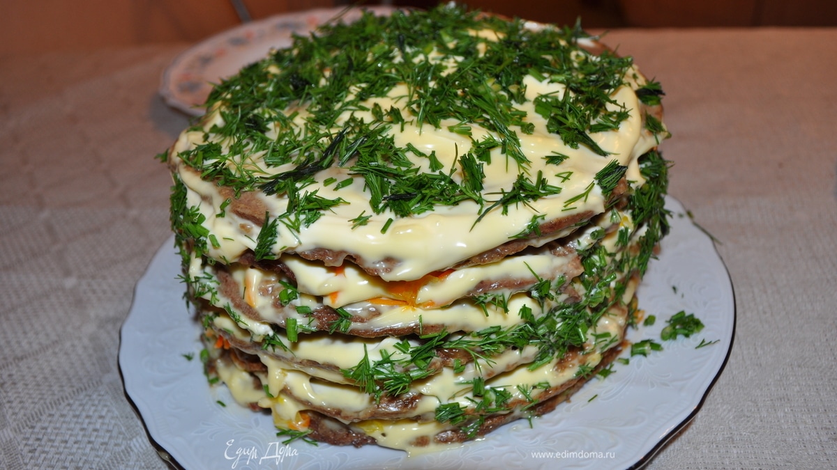 Печеночный торт