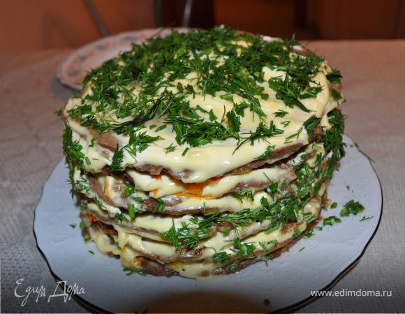 Печеночный торт