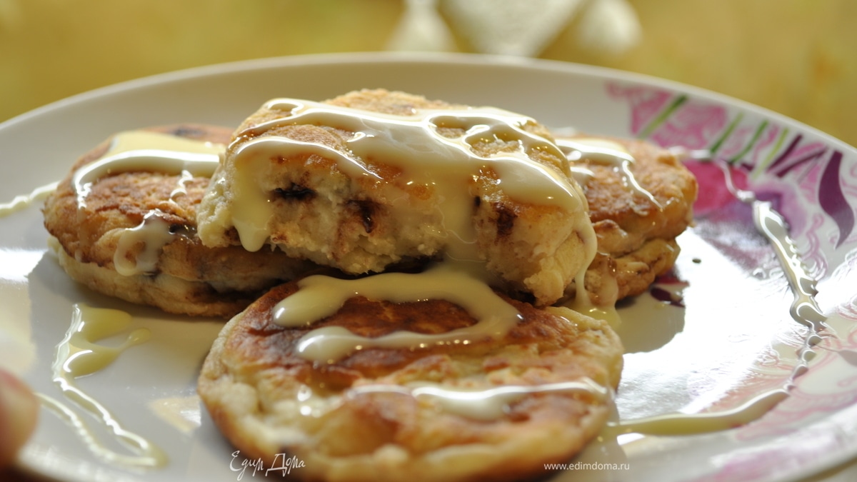 Сырнички с шоколадкой