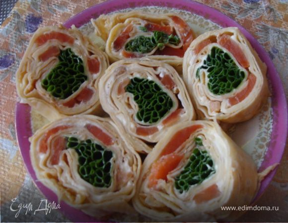 Рулетики с рыбкой Рулетики с рыбкой