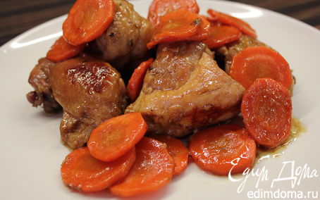 Рецепт Курочка в медовом соусе с морковью