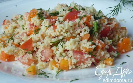 Рецепт Салат с кускусом и морковкой