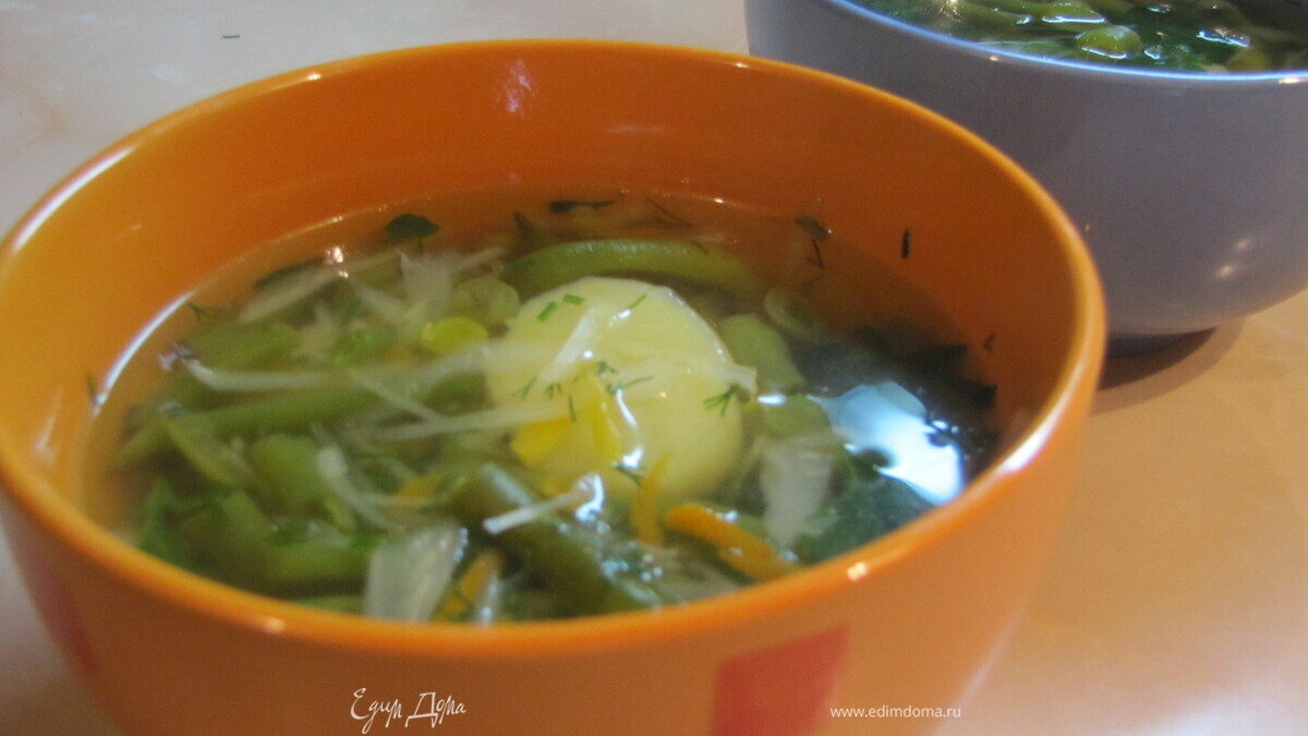 Зимний овощной суп.