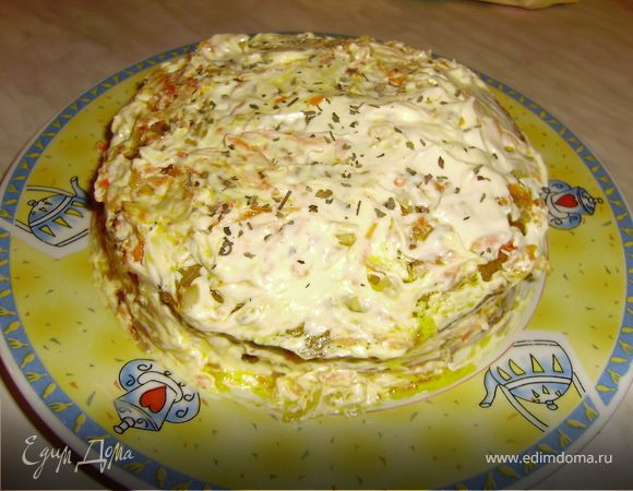 Печеночный тортик Печеночный тортик