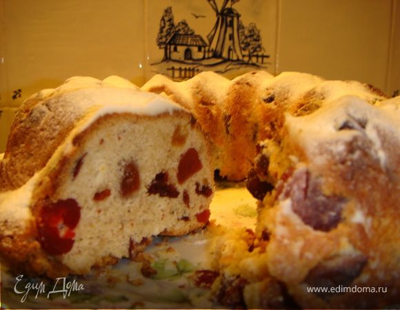 Кекс с ягодами, цукатами и всякими пряностями! Кекс с ягодами, цукатами и всякими пряностями!
