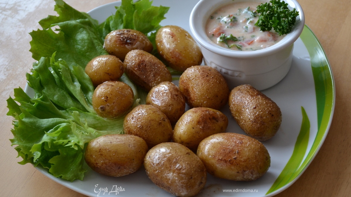 Картошечка с йогуртовой заправкой