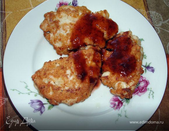 Куриные котлетки с овсяными хлопьями