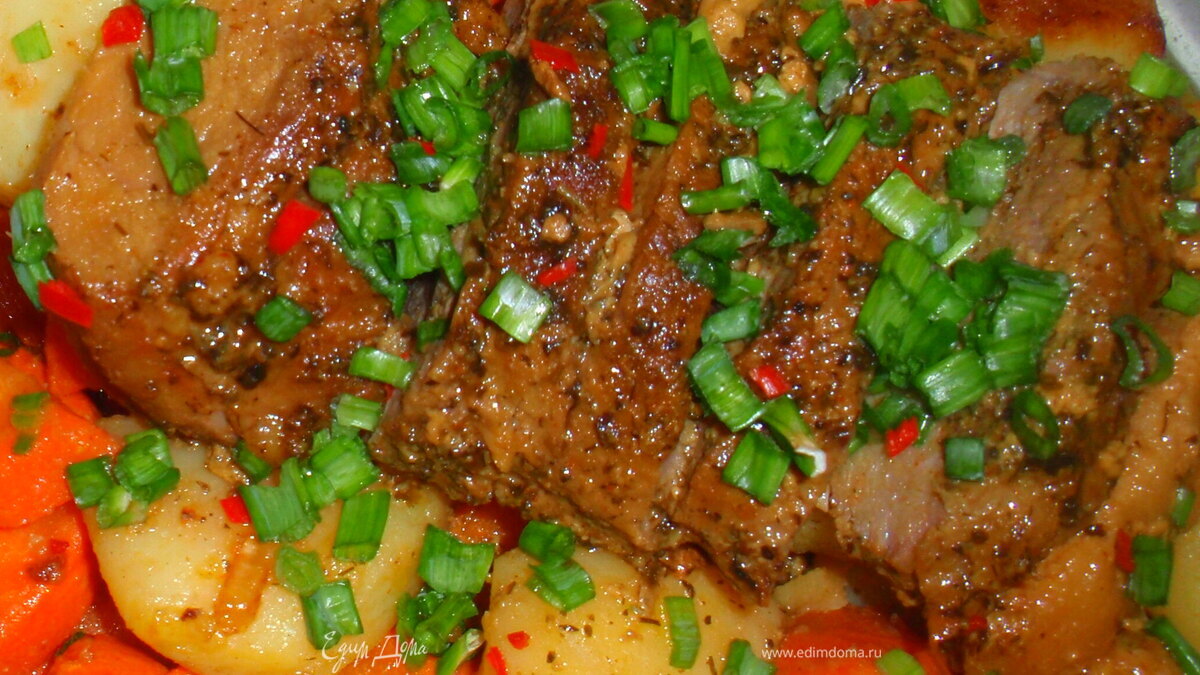 Ароматная свининка для любимого мужчинки