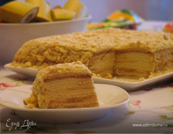 Торт "Наполеон с пломбиром"