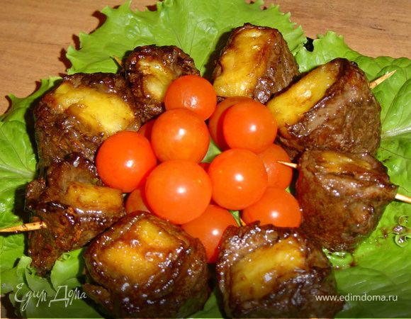 Говядина с ананасом Говядина с ананасом