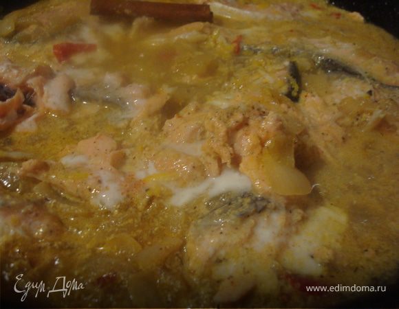 Рыба под йогуртом