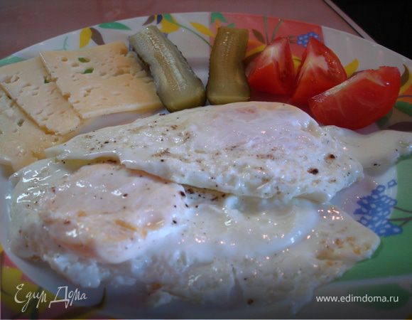 Яйца жаренные в "мешочек", или завтрак на скорую руку. Яйца жаренные в "мешочек", или завтрак на скорую руку.