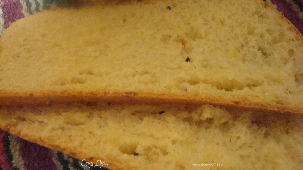 Хлеб  с сыром и луком