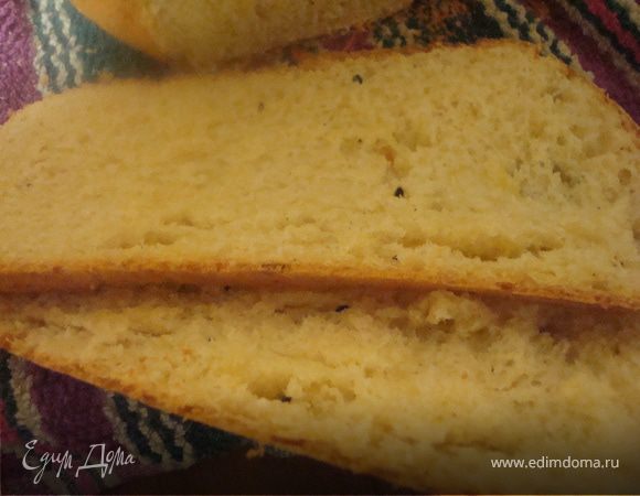 Хлеб  с сыром и луком