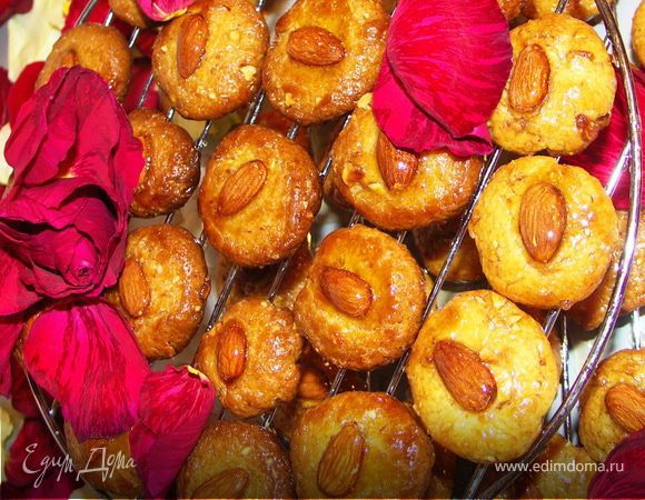 Турецкое миндальное печенье"Шекер-паре" Турецкое миндальное печенье"Шекер-паре"