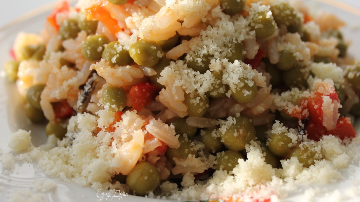 Зеленый горошек по-итальянски