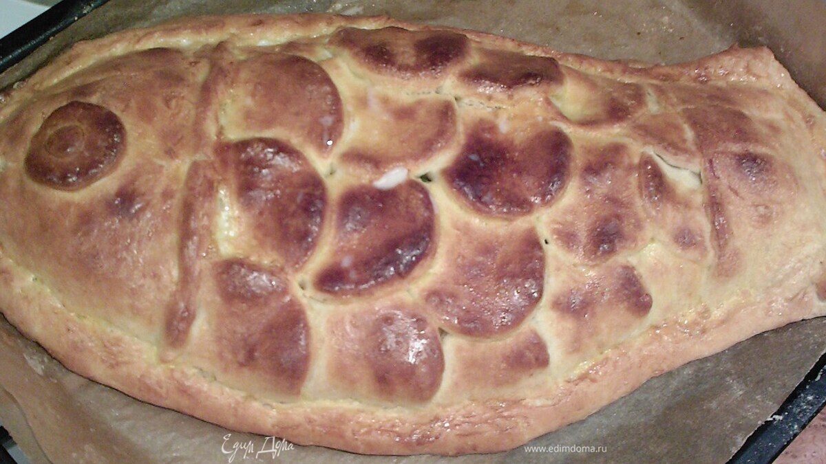 Сдобный пирог "золотая рыбка"