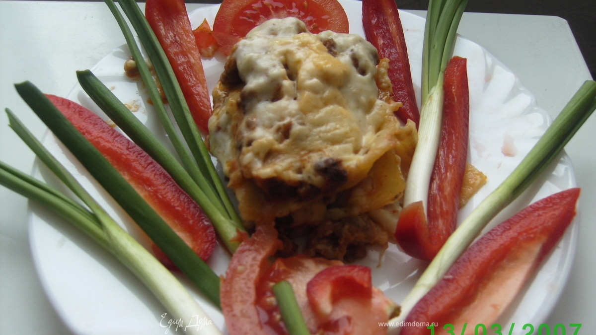 Лазанья "По-домашнему"