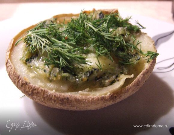 Фаршированный картофель в мундире