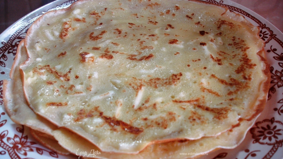 Блины сырные, сладко-соленые