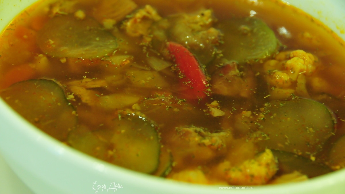 Суп из барньей лопатки