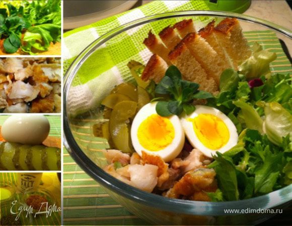 Салат "Маскировочный" для приверед Салат "Маскировочный" для приверед