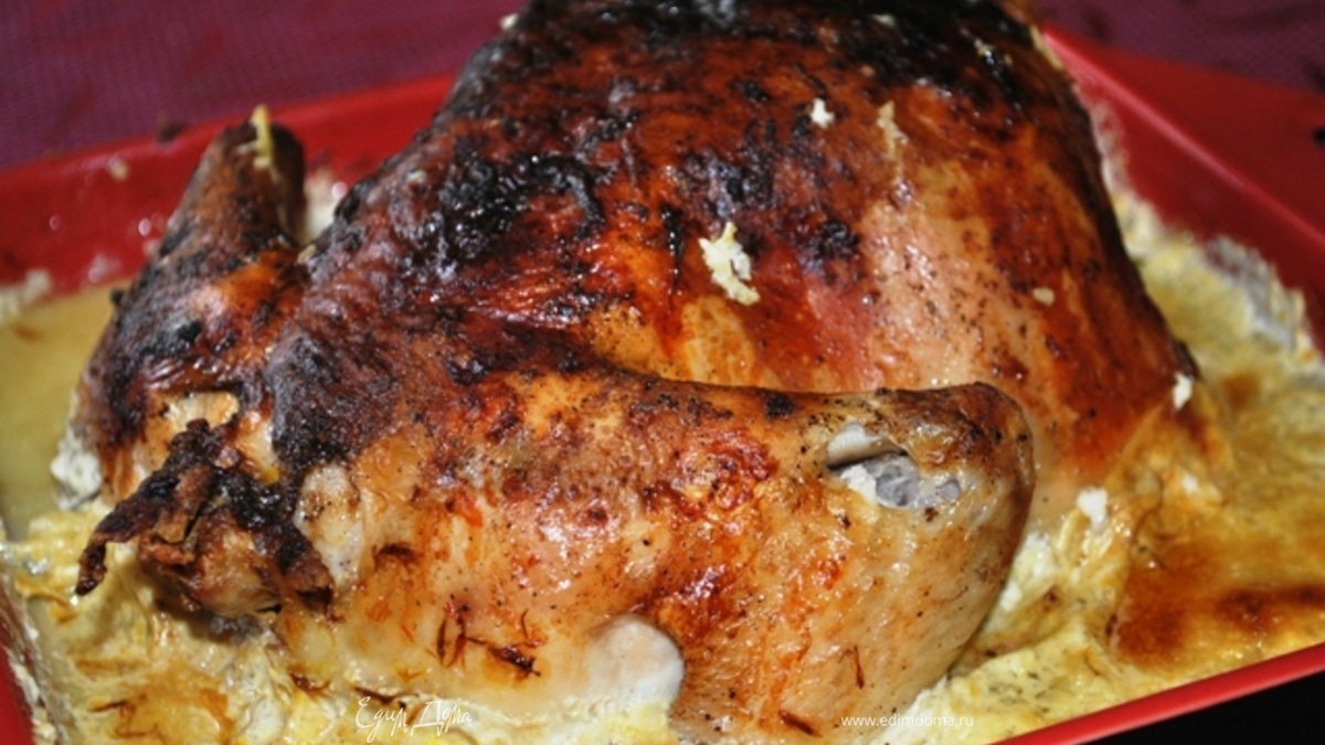 Курица в молоке (Дж. Оливер)