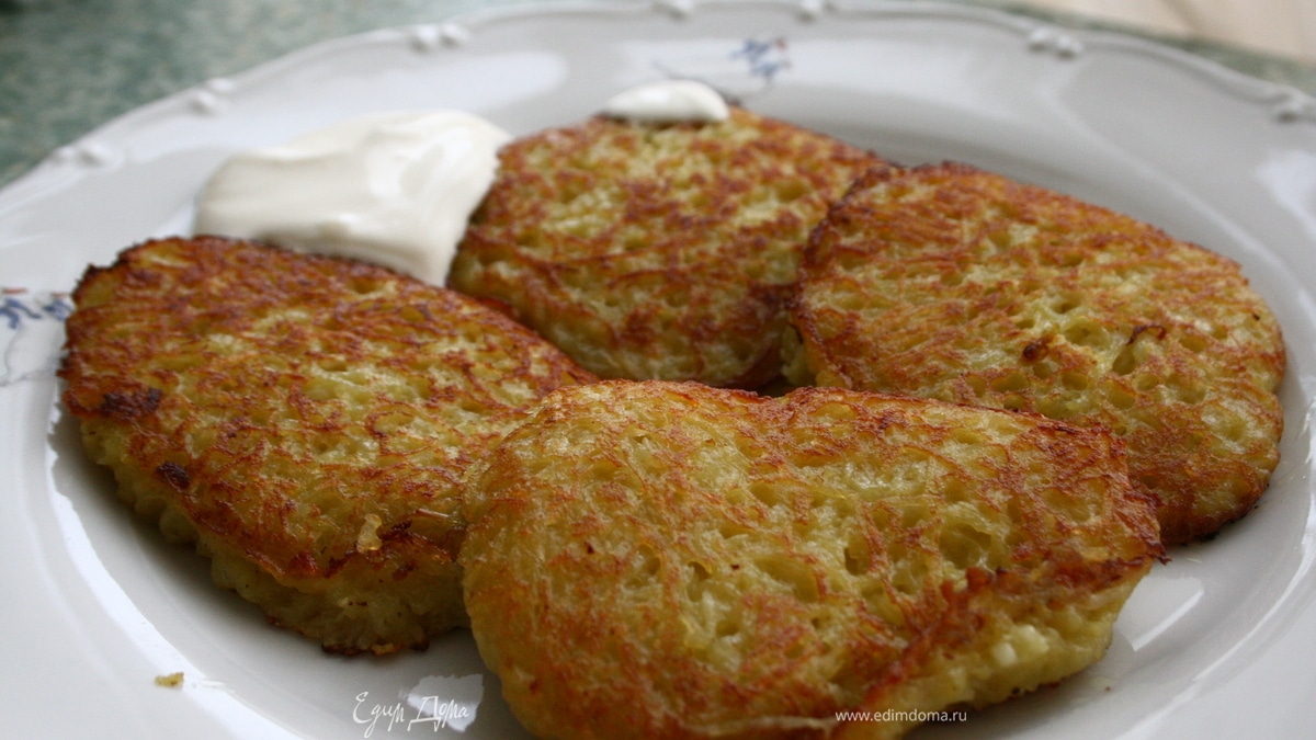 Драники по папиному рецепту 