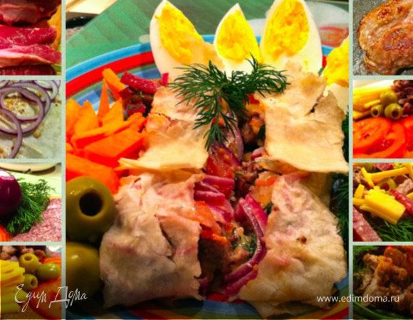 Мясной лаваш с дымком 