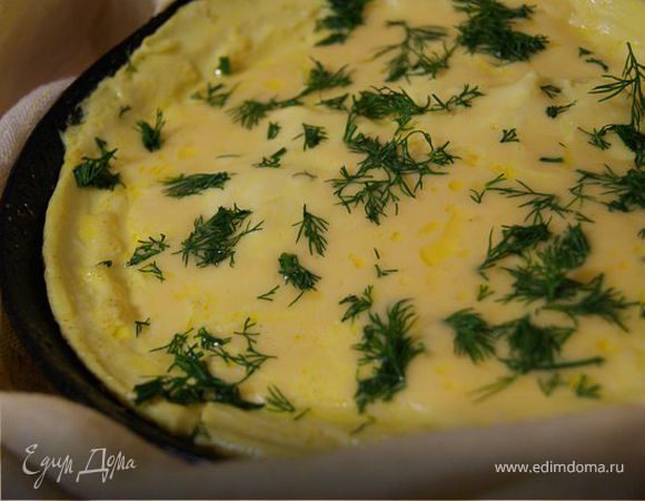 Омлет с манкой и сыром Омлет с манкой и сыром