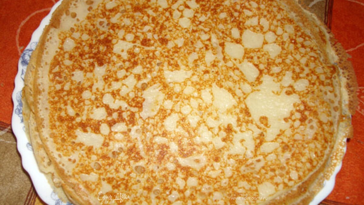 Блины заварные