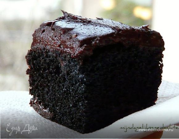 Мега брауни с двойным шоколадом Мега брауни с двойным шоколадом
