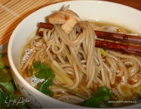 Соба с курицей Соба с курицей