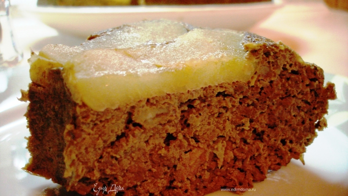 Печеночный пудинг с яблоком