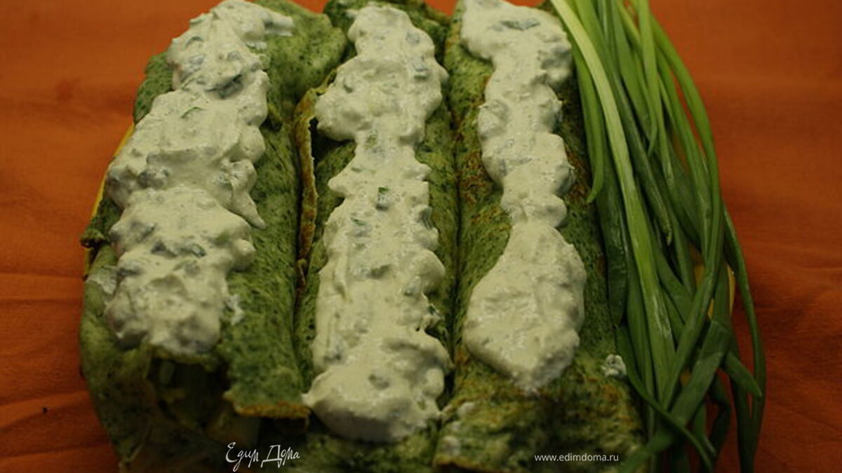 Зеленые блины