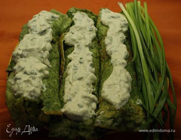 Зеленые блины