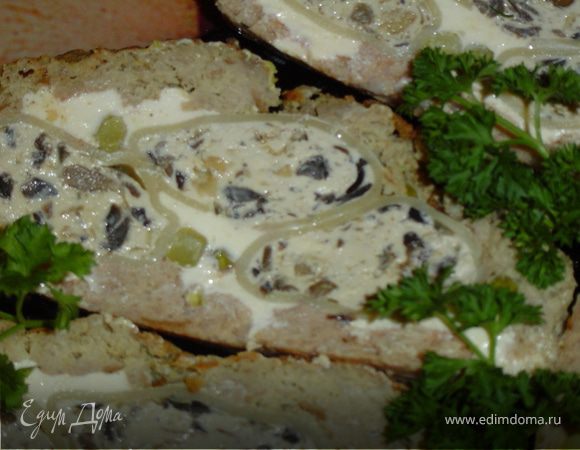 Мясной рулет с каннелони Мясной рулет с каннелони