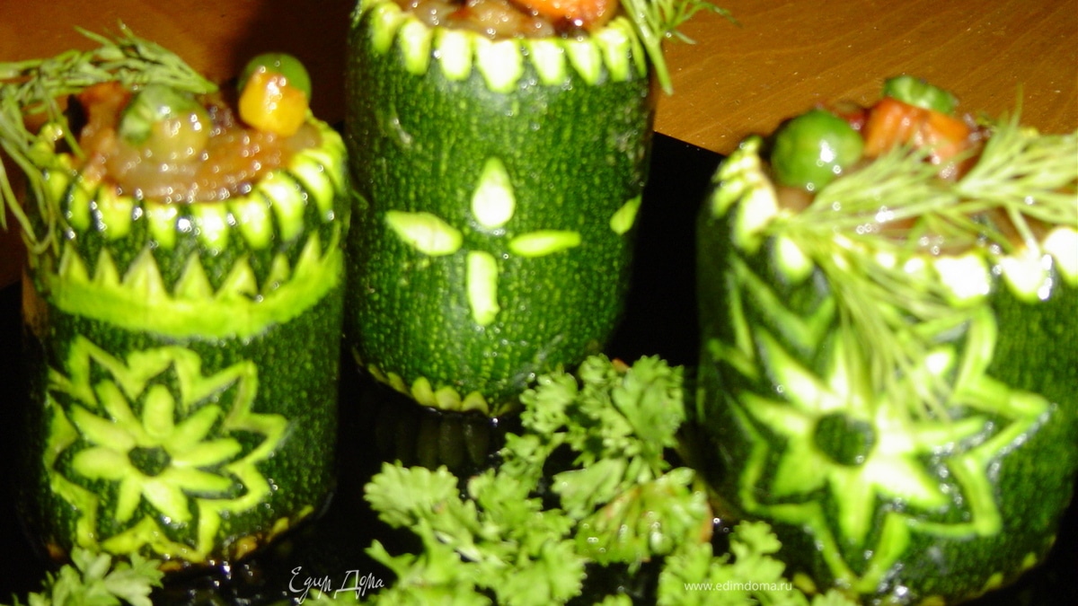 Фаршированные цукини
