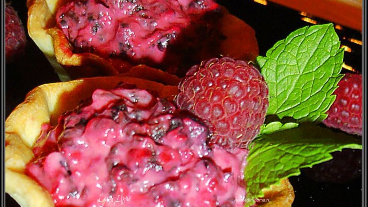 Тарталетки "Малиновое облако"