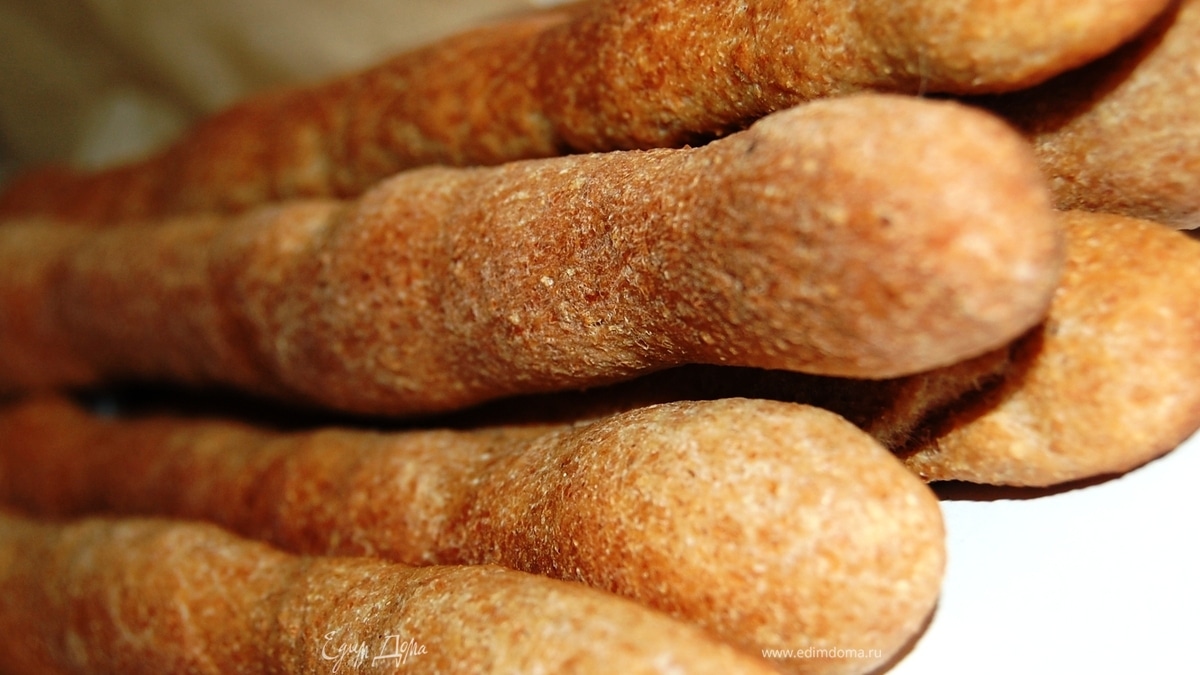 Гриссини из цельнозерновой муки!