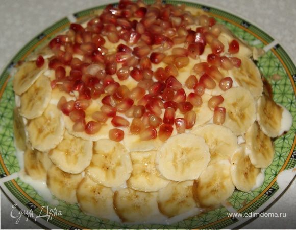 Банановый торт из блинов к масленице! Банановый торт из блинов к масленице!