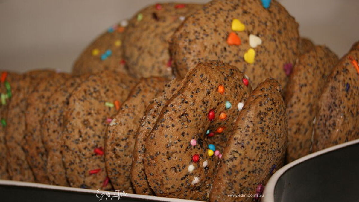 Печеньице с маком и какао