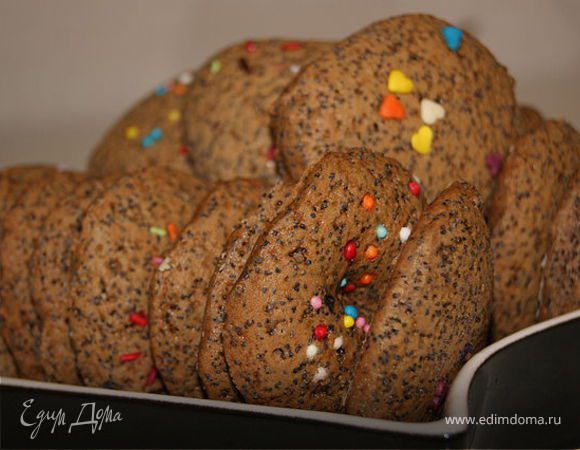 Печеньице с маком и какао Печеньице с маком и какао