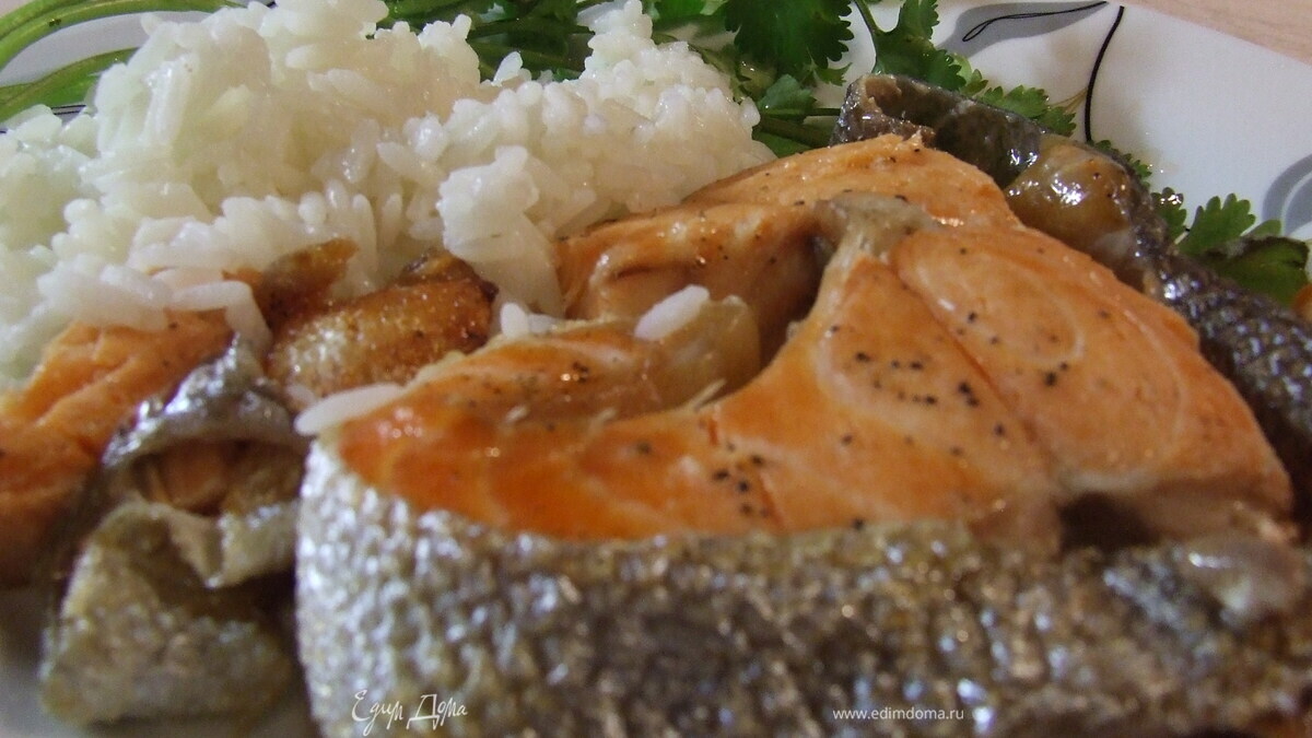 Семга в собственном соку