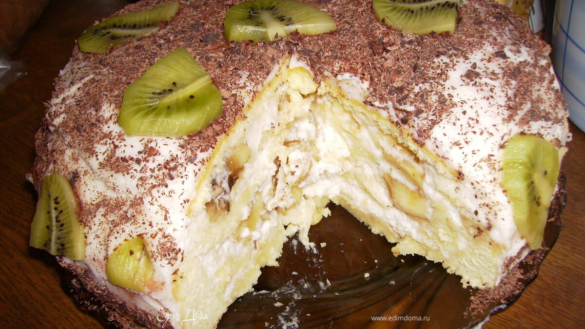 Фруктовый бисквит