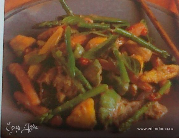 Тайские овощи в кокосовом молоке(Mixed Thai Vegetables in Coconut Milk)