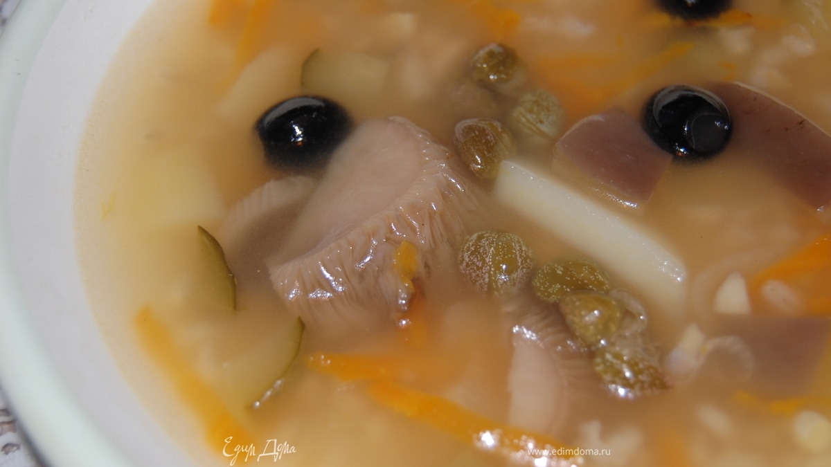 Грибная сборная солянка.