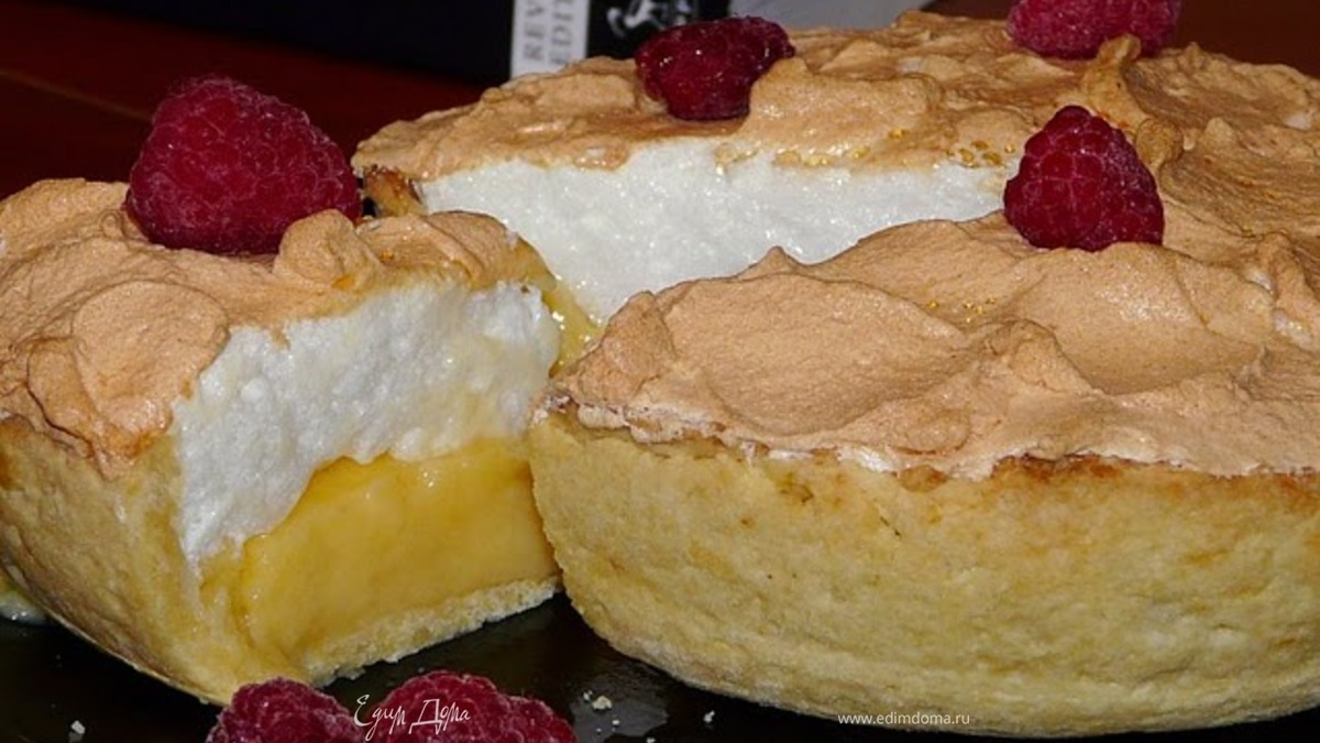 Лимонно-меренговый пирог